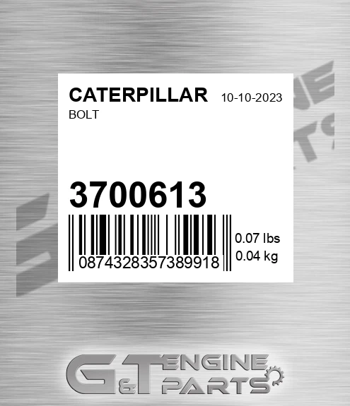 370-0613 Bolt