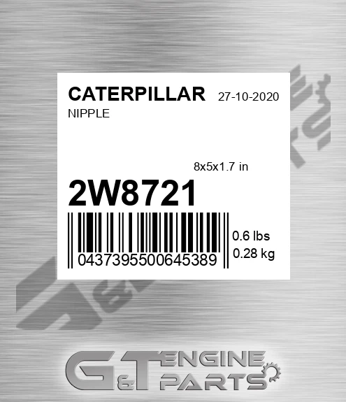 2W8721 Nipple