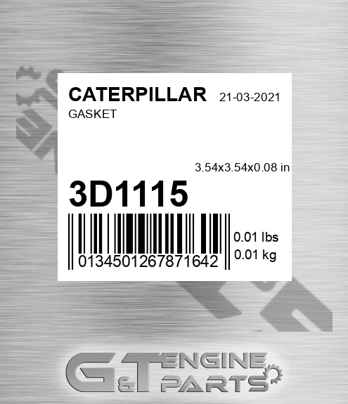 3D1115 Gasket