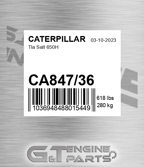 CA84736 Tla Salt 650h