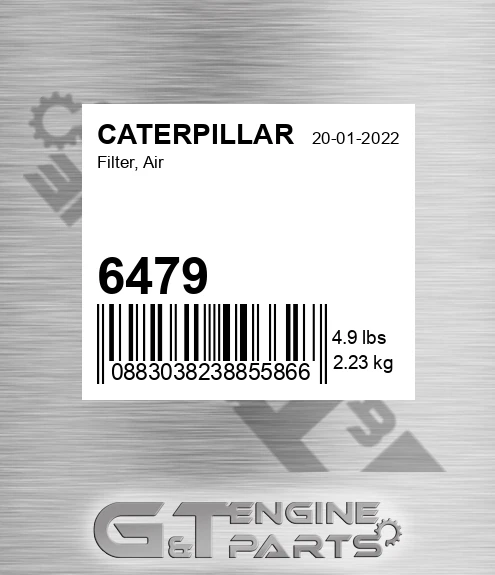 6479 Filter, Air for CATERPILLAR