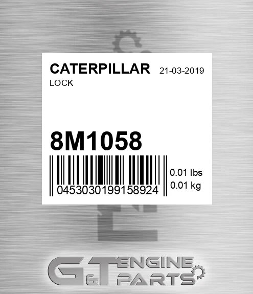 8M1058 Lock