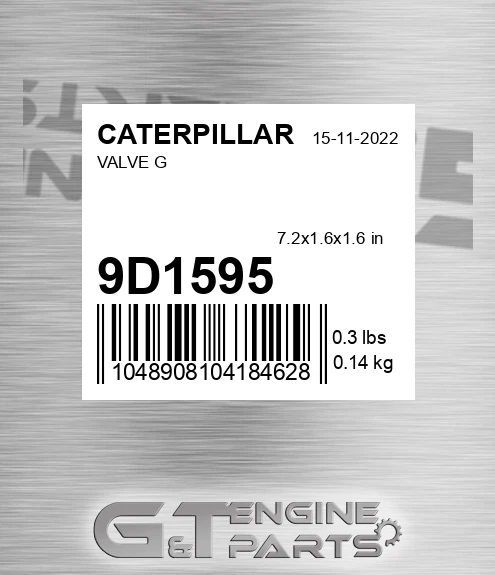 9D1595 Valve G