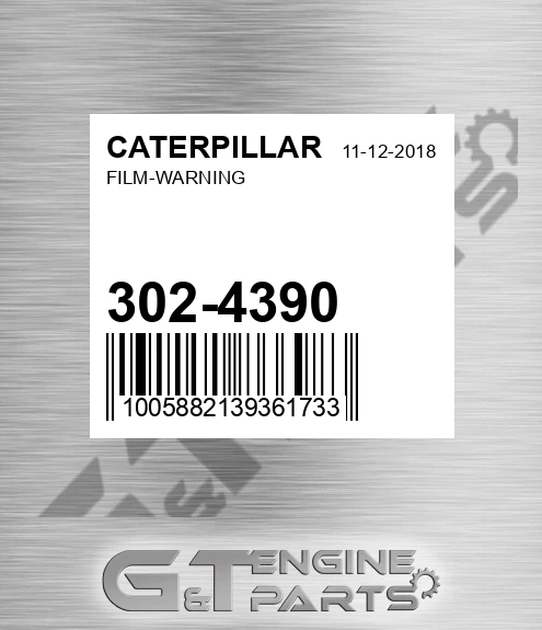 302-4390 Film-warning