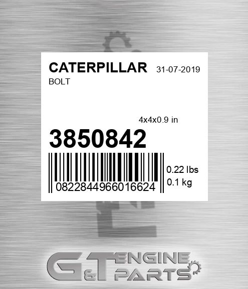 385-0842 Bolt for CATERPILLAR