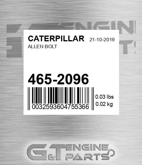 465-2096 Allen Bolt