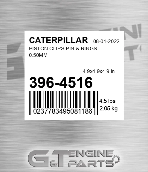 396-4516 Piston Clips Pin & Rings - 0.50mm for CATERPILLAR