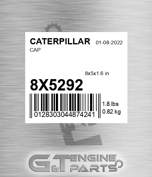 8X5292 Cap for CATERPILLAR