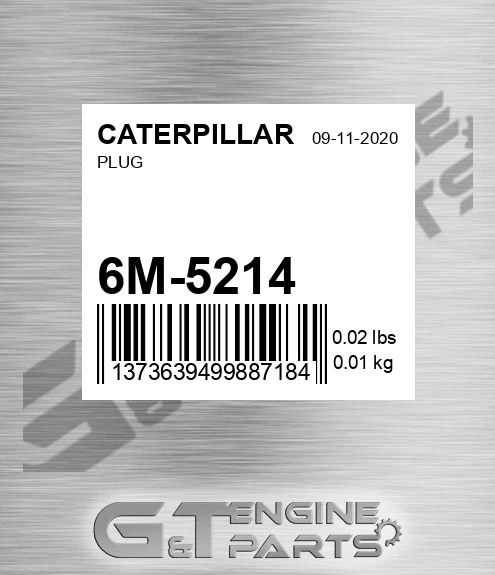 6M-5214 Plug for CATERPILLAR