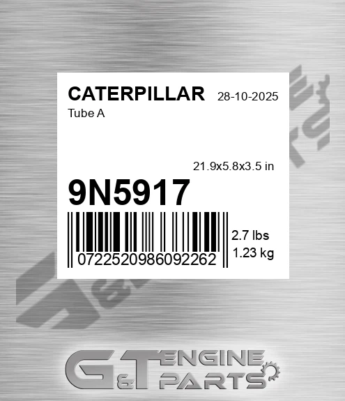 9N5917 Tube A for CATERPILLAR
