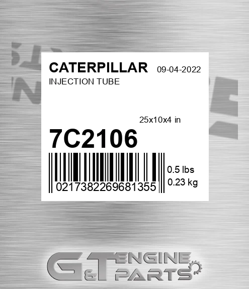7C-2106 Injection Tube for CATERPILLAR