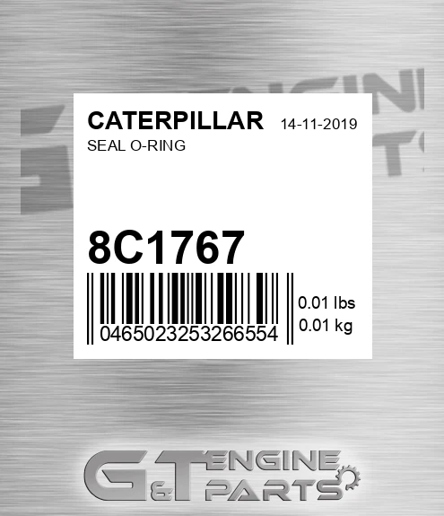 8C-1767 Seal O-ring for CATERPILLAR