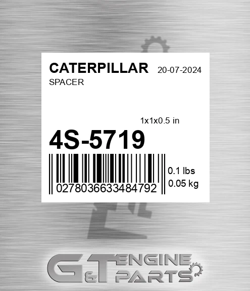 4S-5719 Spacer for CATERPILLAR