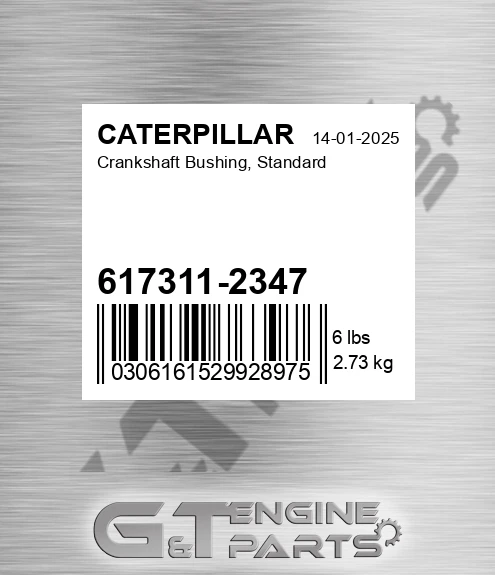 617311-2347 Crankshaft Bushing, Standard