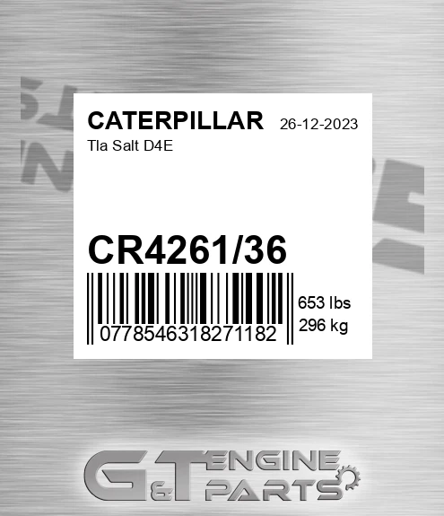 CR426136 Tla Salt D4e for CATERPILLAR