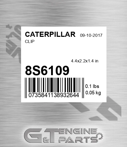 8S6109 CATERPILLAR Clip