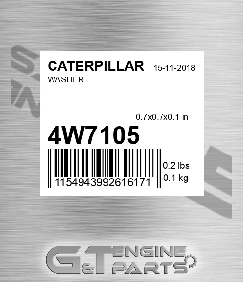 4W-7105 Washer for CATERPILLAR