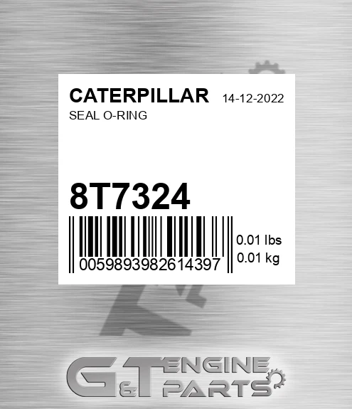 8T-7324 Seal O-ring for CATERPILLAR
