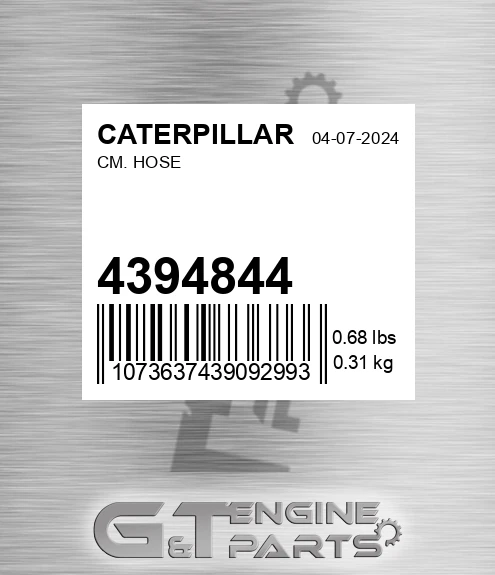 439-4844 Cm. Hose for CATERPILLAR
