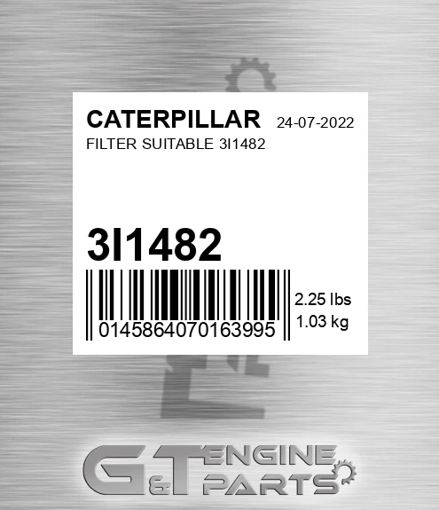3I-1482 Filter Suitable 3i1482 for CATERPILLAR