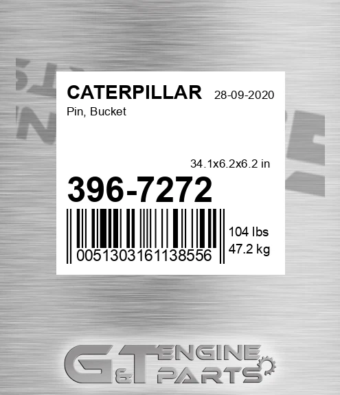 3967272 Pin, Bucket