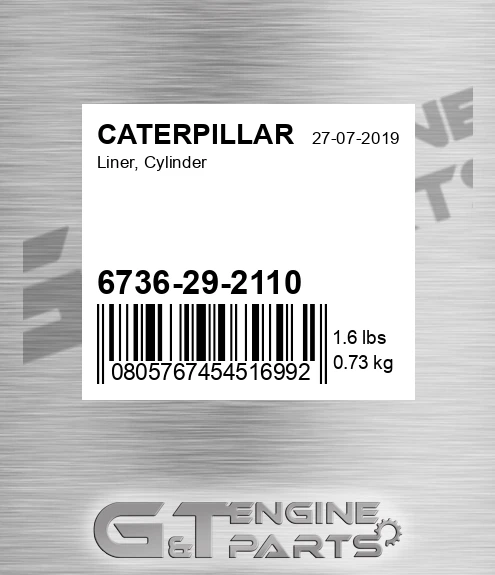 6736-29-2110 Liner, Cylinder