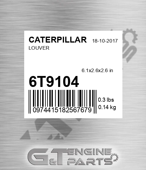 6T-9104 Louver