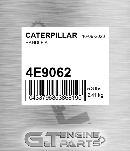 4E9062 CATERPILLAR Handle A