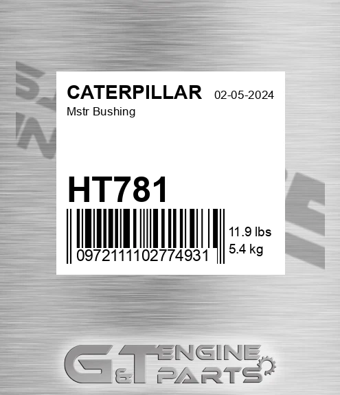HT781 Mstr Bushing