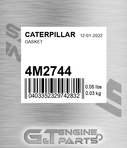 4M2744 Gasket for CATERPILLAR