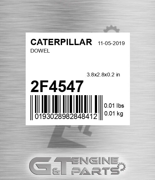 2F4547 Dowel
