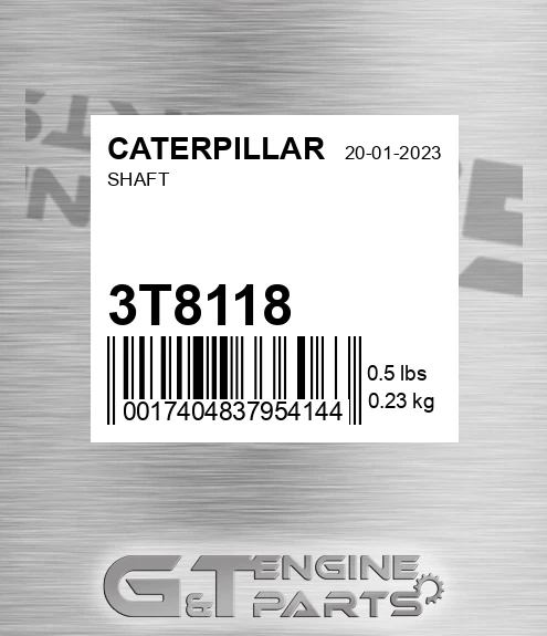 3T8118 Shaft