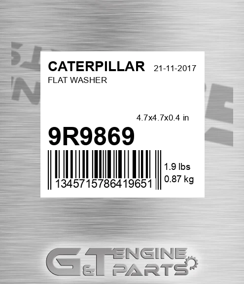 9R-9869 Flat Washer