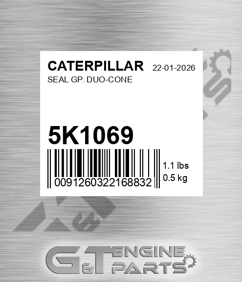 5K-1069 Seal Gp. Duo-cone for CATERPILLAR