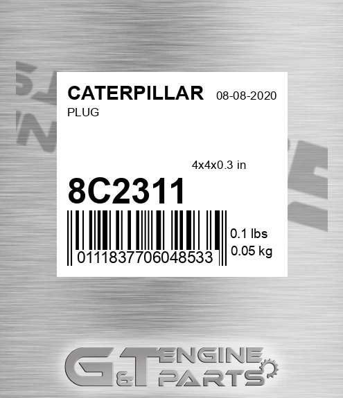 8C-2311 Plug for CATERPILLAR