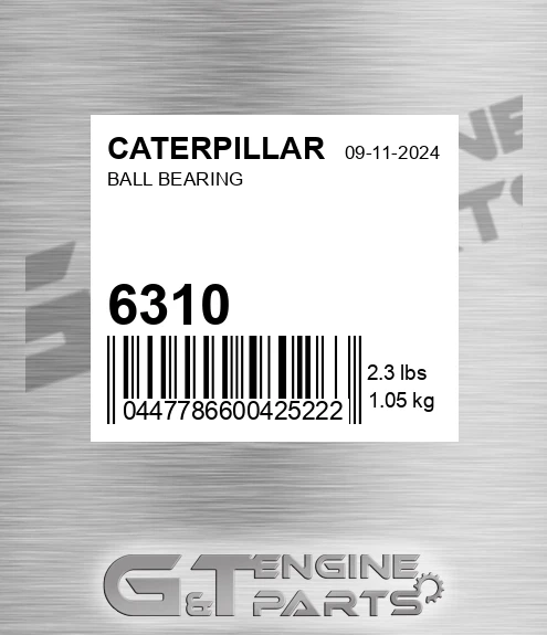 6310 Ball Bearing for CATERPILLAR