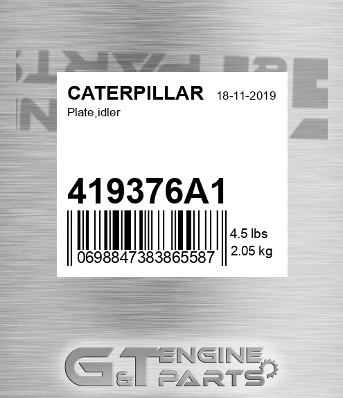 419376A1 Plate,idler
