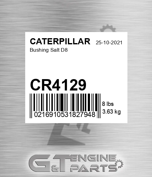 CR4129 Bushing Salt D8