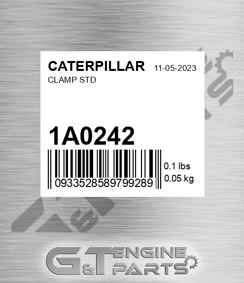 1A-0242 Clamp Std for CATERPILLAR