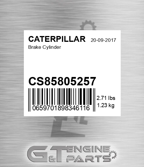 CS85805257 Brake Cylinder