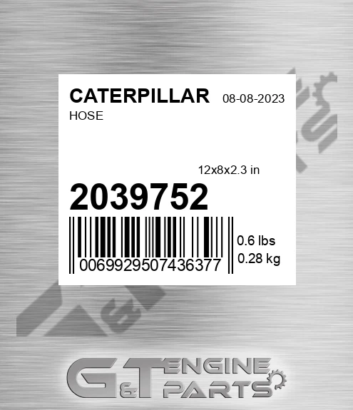 203-9752 Hose for CATERPILLAR