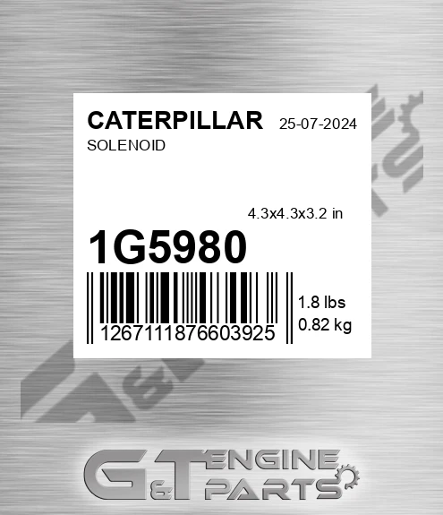1G5980 Solenoid for CATERPILLAR