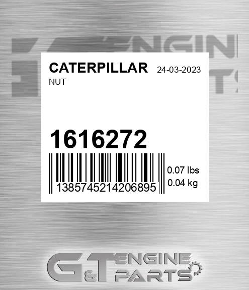 161-6272 Nut for CATERPILLAR