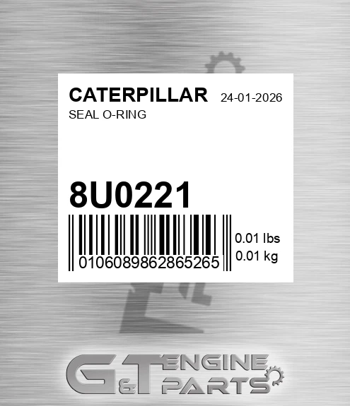 8U-0221 Seal O-ring