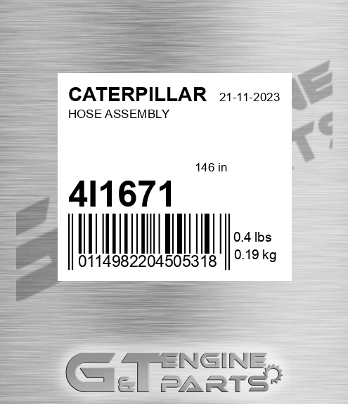 4I-1671 Hose Assembly for CATERPILLAR