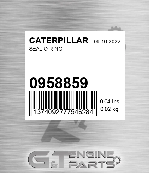 095-8859 Seal O-ring