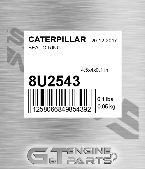8U-2543 Seal O-ring for CATERPILLAR