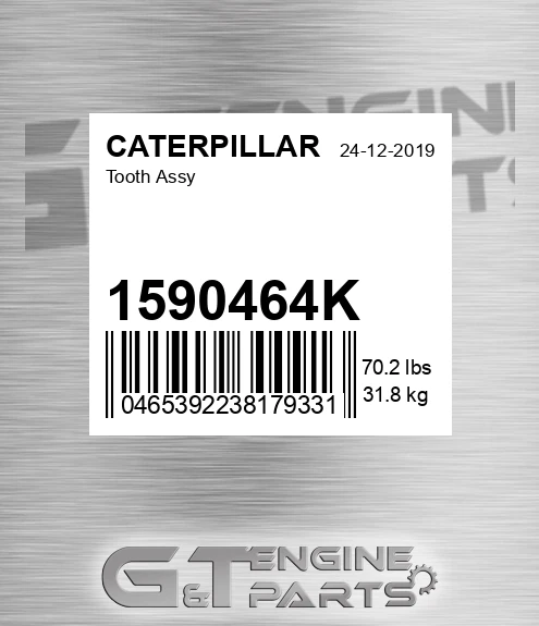1590464K Tooth Assy for CATERPILLAR