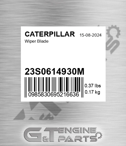 23S0614930M CATERPILLAR Wiper Blade