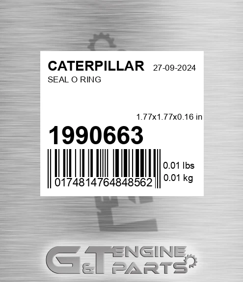 1990663 Seal O Ring